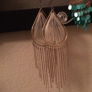 Gold earrings